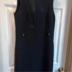 AGNONA Womens Dress Sleeveless wool black Size 42 / 6 Italy